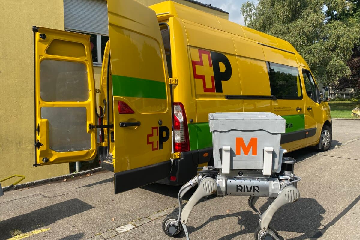 Schwseizerische Post Migros Online Rivr Liefer-Roboter ETH Zürich