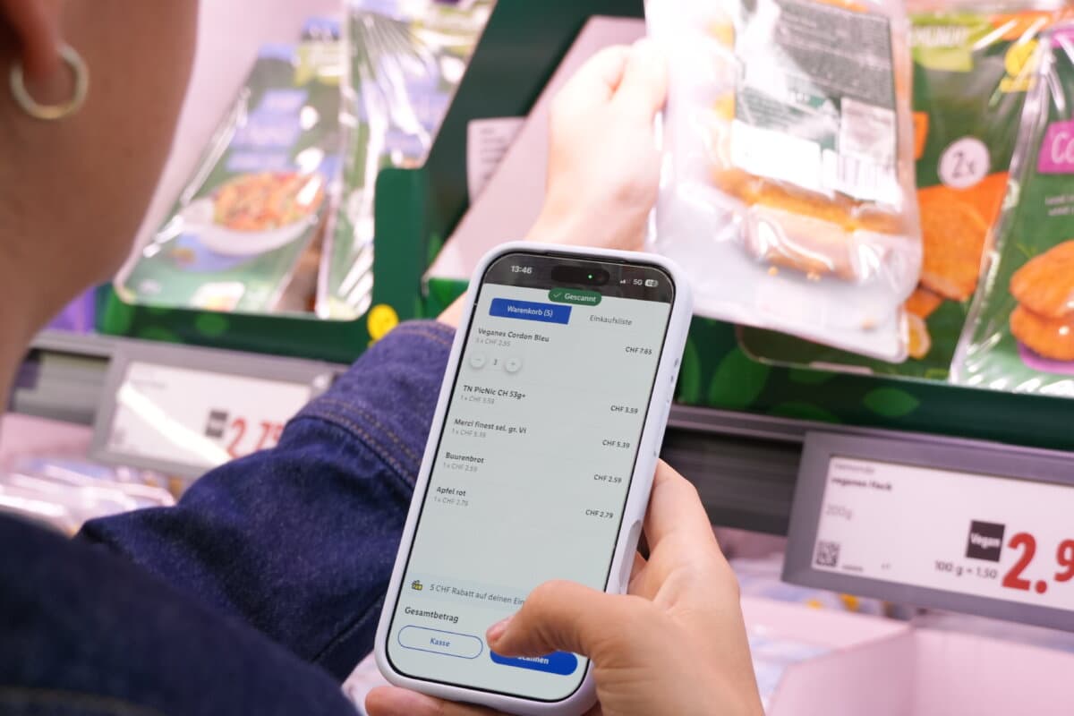 Lidl Schweiz Scan and Go Smartphone